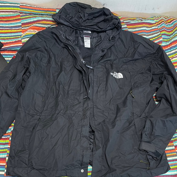 The North Face Other - The North Face summit series Men's Dark Gray Raincoat 2xL broken zipper